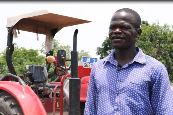 Martine Ismail speaks about the new possibilities for cultivating the land in his region ©International Trade Centre